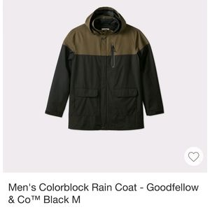 NWT Goodfellow men's raincoat - size M